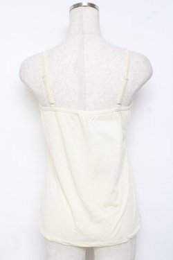 画像2: axes femme / レース×ビジューキャミ M 生成り Y-25-11-26-039-AX-TO-SZ-ZY