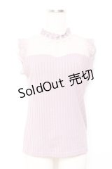 axes femme / パールデザインビスチェプルオーバー M ラベンダー Y-25-11-26-042-AX-TO-SZ-ZY