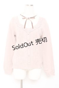 axes femme / ヨーク切替ニット M ピンク Y-25-11-26-047-AX-TO-SZ-ZY