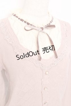 画像3: axes femme / ヨーク切替ニット M ピンク Y-25-11-26-047-AX-TO-SZ-ZY