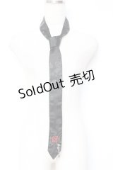 Sixh / DIABOLIK LOVERSコラボネクタイ  黒 Y-25-11-26-007-HN-ZA-SZ-ZY