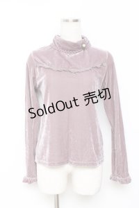 axes femme / ベロアプルオーバー M パープル Y-25-11-26-052-AX-TO-SZ-ZY