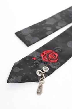 画像2: Sixh / DIABOLIK LOVERSコラボネクタイ  黒 Y-25-11-26-007-HN-ZA-SZ-ZY