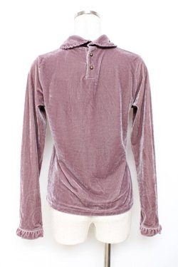 画像2: axes femme / ベロアプルオーバー M パープル Y-25-11-26-052-AX-TO-SZ-ZY