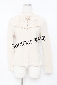 axes femme / ビスチェ切替リブニット M 生成り Y-25-11-26-055-AX-TO-SZ-ZY