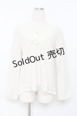 axes femme / ニットソーVネックプルオーバー M キナリ Y-25-11-26-058-AX-TO-SZ-ZY