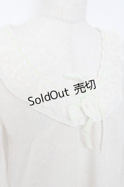 画像3: axes femme / ニットソーVネックプルオーバー M キナリ Y-25-11-26-058-AX-TO-SZ-ZY