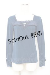 axes femme / レース重ね巻きバラインナー  紺 Y-25-11-26-060-AX-TO-SZ-ZY