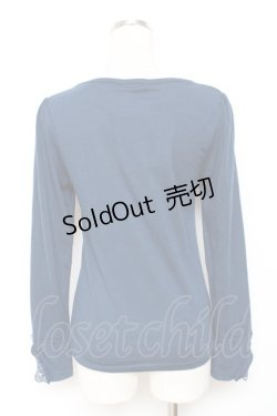 画像2: axes femme / レース重ね巻きバラインナー  紺 Y-25-11-26-060-AX-TO-SZ-ZY