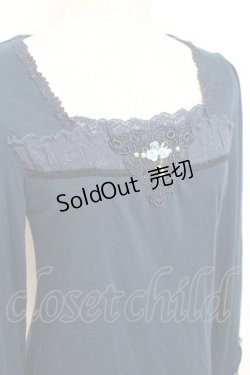 画像3: axes femme / レース重ね巻きバラインナー  紺 Y-25-11-26-060-AX-TO-SZ-ZY