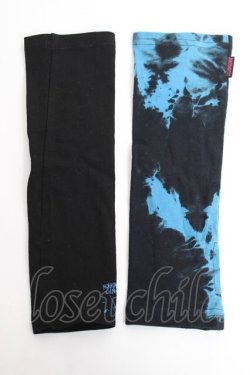 画像2: ALGONQUINS / アームカバー  黒×青 Y-25-11-26-008-AL-ZA-SZ-ZY