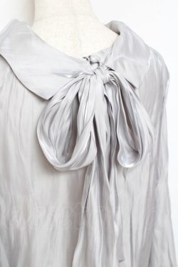 画像3: Moi-meme-Moitie / バックリボンブラウス F シルバー Y-25-11-26-067-MO-BL-SZ-ZY