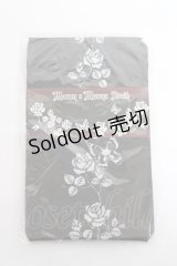 MorunxMuunaStoik / 「Rose thorn」オーバーニーソックス  黒 Y-25-11-26-010-EL-ZA-SZ-ZY