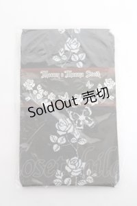 MorunxMuunaStoik / 「Rose thorn」オーバーニーソックス  黒 Y-25-11-26-010-EL-ZA-SZ-ZY