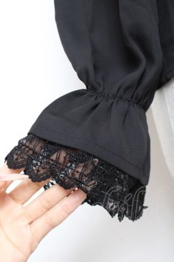 画像3: Moi-meme-Moitie / クロスアーチピンタックブラウス 2 ブラック Y-25-11-26-073-MO-BL-SZ-ZY