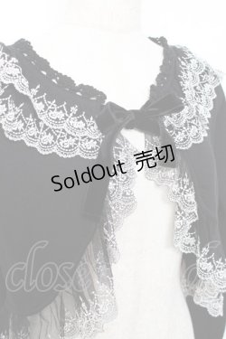 画像5: Moi-meme-Moitie / レースフリルニットボレロ 2 ブラック×ホワイト Y-25-11-26-074-MO-TO-SZ-ZY