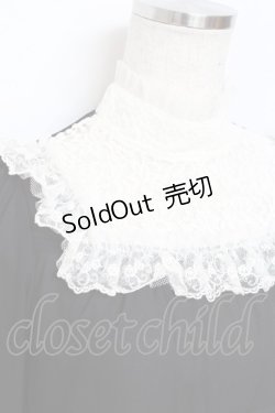 画像5: Moi-meme-Moitie / ハイネックレースブラウス M ブラック×ホワイト Y-25-11-26-075-MO-BL-SZ-ZY