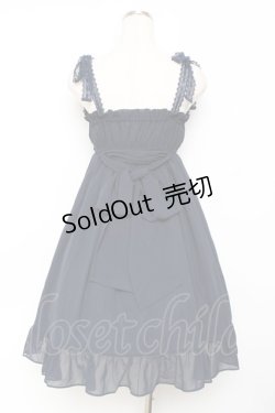 画像3: Moi-meme-Moitie / オーナメントテーブルプリントジャンパースカート 2 ネイビー Y-25-11-26-076-MO-OP-SZ-ZY