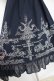 画像6: Moi-meme-Moitie / オーナメントテーブルプリントジャンパースカート 2 ネイビー Y-25-11-26-076-MO-OP-SZ-ZY (6)