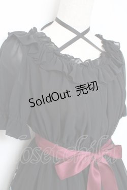 画像5: Moi-meme-Moitie / ステンドグラスプリントシフォンワンピース 2 ブラック×レッド Y-25-11-26-078-MO-OP-SZ-ZS