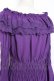 画像3: ATELIER PIERROT / Shirring princess sleeve blouse  パープル Y-25-11-26-082-EL-BL-SZ-ZY (3)