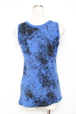 画像2: ALGONQUINS / 王冠刺繍タイダイタンク F 青 Y-25-11-26-087-AL-TO-SZ-ZY