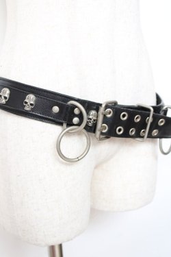 画像4: SEX POT ReVeNGe / リング付きベルト  黒 Y-25-11-26-012-SP-ZA-SZ-ZY