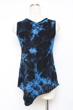 画像2: ALGONQUINS / タイダイ柄タンクトップ 1 青×黒 Y-25-11-26-089-AL-TO-SZ-ZY