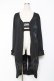 画像1: Sixh / 刺繍入りロングカーデ  黒 Y-25-11-26-099-HN-TO-SZ-ZY (1)