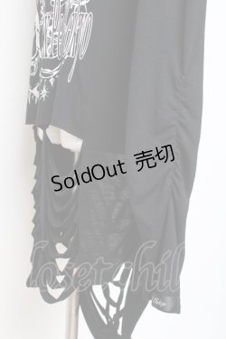 画像3: SEX POT ReVeNGe / ダメージ入りプリントロングカットソー M 黒 Y-25-11-26-101-SP-TO-SZ-ZY