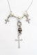 画像1: SEX POT ReVeNGe / 十字×スカルネックレス  シルバー Y-25-11-26-002-SP-AC-SZ-ZY (1)