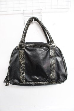 画像2: SEX POT ReVeNGe / スカルスタッズクロコハンドバッグ  黒 Y-25-11-26-014-SP-ZA-SZ-ZY