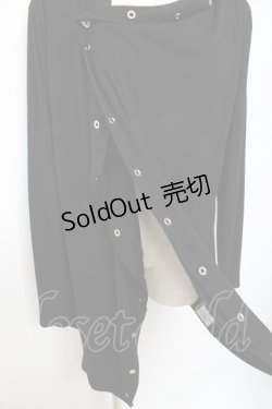 画像4: SEX POT ReVeNGe / マルカンドレープカーディガン  黒 Y-25-11-26-107-SP-TO-SZ-ZY