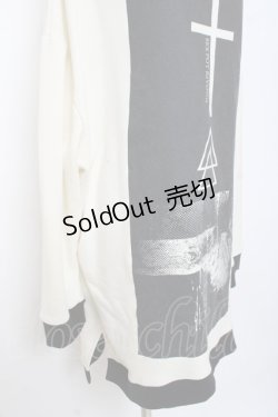 画像3: SEX POT ReVeNGe / グラフィックスウェットワンピース L オフ×黒 Y-25-11-26-108-SP-OP-SZ-ZY