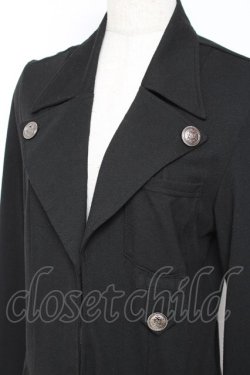 画像3: SEX POT ReVeNGe / 襟付きロングカーディガン M 黒 Y-25-11-26-109-SP-TO-SZ-ZY