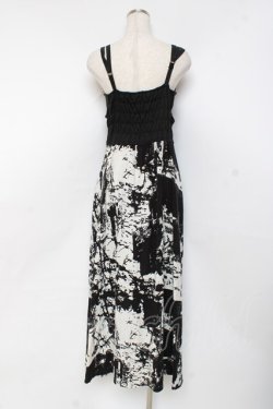 画像2: SEX POT ReVeNGe / タイダイ柄ワンピース L 黒×白 Y-25-11-26-112-SP-OP-SZ-ZY