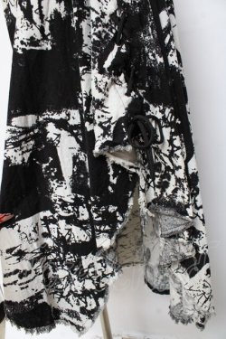 画像5: SEX POT ReVeNGe / タイダイ柄ワンピース L 黒×白 Y-25-11-26-112-SP-OP-SZ-ZY