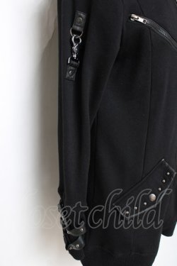 画像3: SEX POT ReVeNGe / ファーフードパーカー M 黒×青 Y-25-11-26-113-SP-TO-SZ-ZY