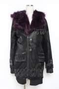 SEX POT ReVeNGe / GORGEOS FUR BLACK コート M 黒 Y-25-11-26-114-SP-CO-SZ-ZY