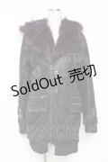 SEX POT ReVeNGe / GORGEOS FUR BLACK コート M 黒 Y-25-11-26-114-SP-CO-SZ-ZY