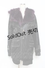 SEX POT ReVeNGe / GORGEOS FUR BLACK コート M 黒 Y-25-11-26-114-SP-CO-SZ-ZY