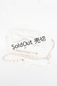 Angelic Pretty / Heartキルティングショルダーバッグ  白 Y-25-11-26-015-AP-BG-SZ-ZY