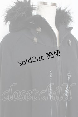 画像3: SEX POT ReVeNGe / ゴージャスポンチョパーカ L 黒 Y-25-11-26-115-SP-CO-SZ-ZY