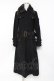 画像1: BPN / 襟ファーデザインロングコート  黒 Y-25-11-26-116-GO-CO-SZ-ZY (1)