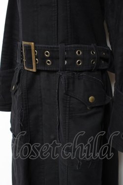 画像4: BPN / 襟ファーデザインロングコート  黒 Y-25-11-26-116-GO-CO-SZ-ZY