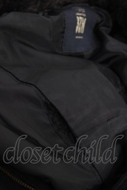 画像7: BPN / 襟ファーデザインロングコート  黒 Y-25-11-26-116-GO-CO-SZ-ZY