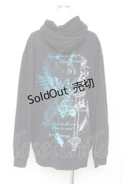 画像2: SEX POT ReVeNGe / グラフィックptZIPパーカー F 黒 Y-25-11-26-119-SP-TO-SZ-ZY