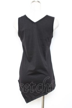 画像2: ALGONQUINS / ボタニカル柄ptタンクトップ F 黒×紫 Y-25-11-26-120-AL-TO-SZ-ZY