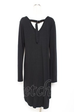 画像2: ALGONQUINS / 肩ZIPプリントロングカットソー F 黒×青 Y-25-11-26-123-AL-TO-SZ-ZY