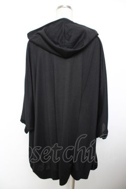 画像2: ALGONQUINS / 刺繍変形ジップパーカー F 黒 Y-25-11-26-127-AL-TO-SZ-ZY